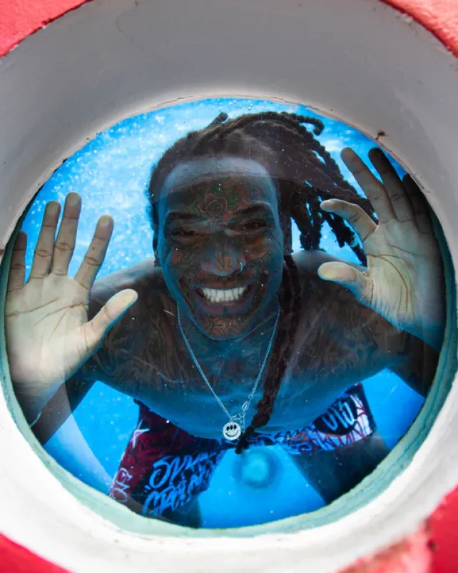 SWIMWEAR>SPRAYGROUND 360 BEACHBREAK SWIM TRUNKS