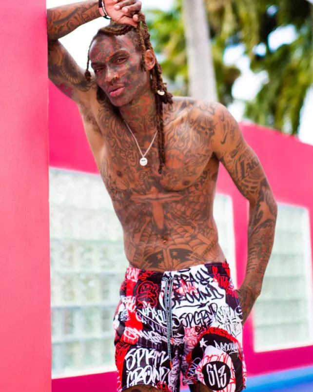 SWIMWEAR>SPRAYGROUND 360 BEACHBREAK SWIM TRUNKS
