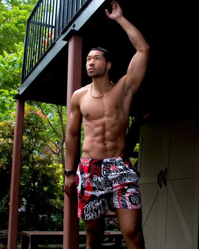 SWIMWEAR>SPRAYGROUND 360 BEACHBREAK SWIM TRUNKS