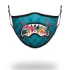 FACE MASKS>SPRAYGROUND ADULT BLOSSOM SHARK FORM FITTING FACE MASK