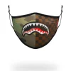 FACE MASKS>SPRAYGROUND ADULT CHECKS u0026 CAMO FORM FITTING FACE MASK