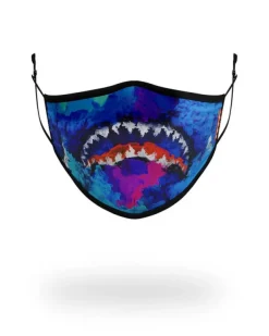 FACE MASKS>SPRAYGROUND ADULT COLOR DRIP FORM FITTING FACE MASK