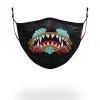 FACE MASKS>SPRAYGROUND ADULT DRAGON SHARK FORM FITTING FACE MASK
