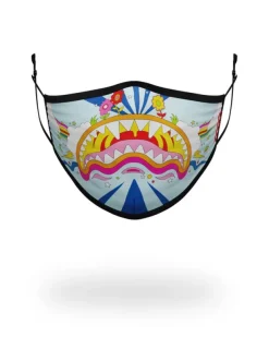 FACE MASKS>SPRAYGROUND ADULT GROOVY SHARK FORM FITTING FACE MASK