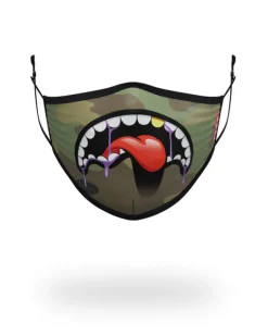 FACE MASKS>SPRAYGROUND ADULT LUCID SHARK FORM FITTING FACE MASK