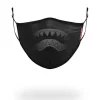 FACE MASKS>SPRAYGROUND ADULT MIDNIGHT SHARK FORM FITTING FACE MASK