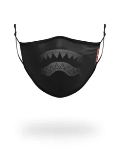 FACE MASKS>SPRAYGROUND ADULT MIDNIGHT SHARK FORM FITTING FACE MASK