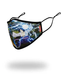 FACE MASKS>SPRAYGROUND ADULT NARUTO VS SASUKE FORM FITTING FACE-COVERING