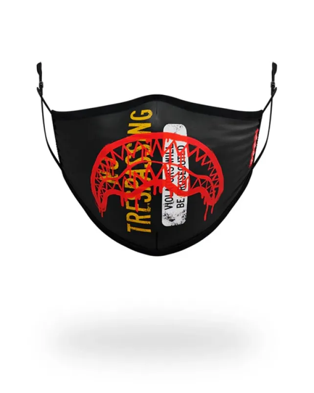 FACE MASKS>SPRAYGROUND ADULT NO TRESSPASSING FORM FITTING FACE MASK