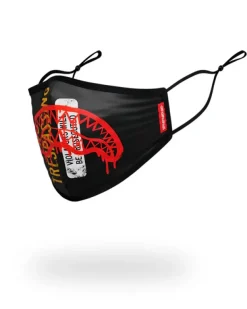 FACE MASKS>SPRAYGROUND ADULT NO TRESSPASSING FORM FITTING FACE MASK