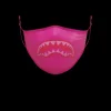 FACE MASKS>SPRAYGROUND ADULT PINK SHARK FORM-FITTING FACE MASK