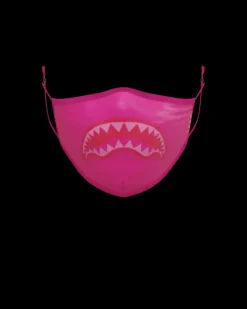 FACE MASKS>SPRAYGROUND ADULT PINK SHARK FORM-FITTING FACE MASK