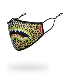FACE MASKS>SPRAYGROUND ADULT SAFARI SHARK FORM FITTING FACE MASK