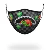 FACE MASKS>SPRAYGROUND ADULT SHARK SQUAD FORM FITTING FACE MASK