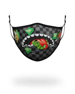FACE MASKS>SPRAYGROUND ADULT SHARK SQUAD FORM FITTING FACE MASK