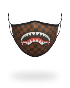 FACE MASKS>SPRAYGROUND ADULT SHARKS IN PARIS (ORIGINAL) FORM FITTING FACE MASK