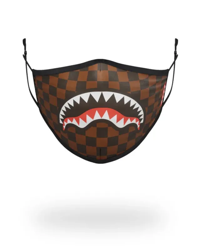 FACE MASKS>SPRAYGROUND ADULT SHARKS IN PARIS (ORIGINAL) FORM FITTING FACE MASK