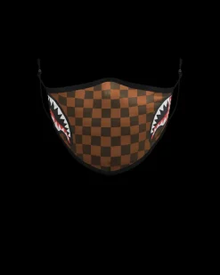 FACE MASKS>SPRAYGROUND ADULT SHARKS IN PARIS (SIDE SHARK) FORM-FITTING FACE MASK