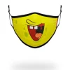 FACE MASKS>SPRAYGROUND ADULT SPONGEBOB SMILE FORM FITTING FACE-COVERING