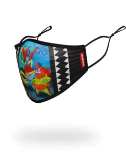 FACE MASKS>SPRAYGROUND ADULT SPONGEBOB TRACK SUIT FORM FITTING FACE-COVERING