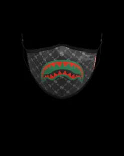 FACE MASKS>SPRAYGROUND ADULT SPUCCI (BLACK) FORM-FITTING FACE MASK