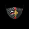 FACE MASKS>SPRAYGROUND ADULT SPUCCI SPLIT FORM-FITTING FACE MASK