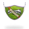 FACE MASKS>SPRAYGROUND ADULT TMNT: DONATELLO SHARK FORM FITTING FACE-COVERING