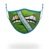 FACE MASKS>SPRAYGROUND ADULT TMNT: LEONARDO SHARK FORM FITTING FACE-COVERING