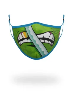 FACE MASKS>SPRAYGROUND ADULT TMNT: LEONARDO SHARK FORM FITTING FACE-COVERING