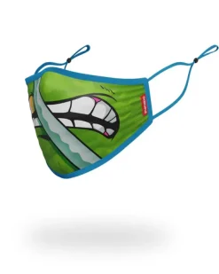FACE MASKS>SPRAYGROUND ADULT TMNT: LEONARDO SHARK FORM FITTING FACE-COVERING