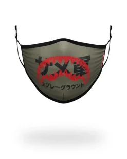 FACE MASKS>SPRAYGROUND ADULT TOKYO SHARK FORM FITTING FACE MASK