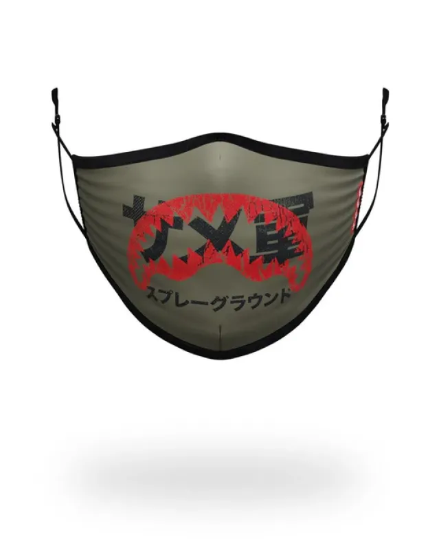 FACE MASKS>SPRAYGROUND ADULT TOKYO SHARK FORM FITTING FACE MASK
