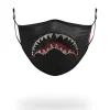 FACE MASKS>SPRAYGROUND ADULT TRINITY SHARK FORM FITTING FACE MASK