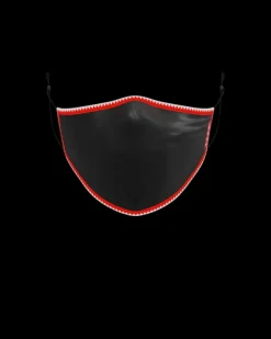 FACE MASKS>SPRAYGROUND ADULT VERTICAL SHARK (BLACK) FORM-FITTING FACE MASK