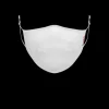 FACE MASKS>SPRAYGROUND ADULT WHITE ON WHITE SHARK FORM-FITTING FACE MASK