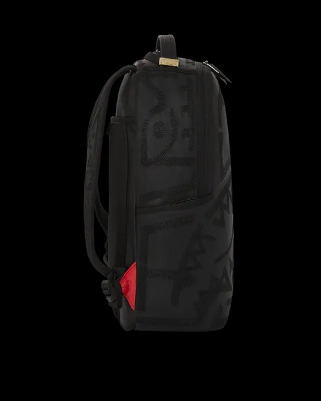 BACKPACKS>SPRAYGROUND AFRICAN INTELLIGENCE 9 APEX GENIUS BACKPACK - SANDFLOWER COLLAB