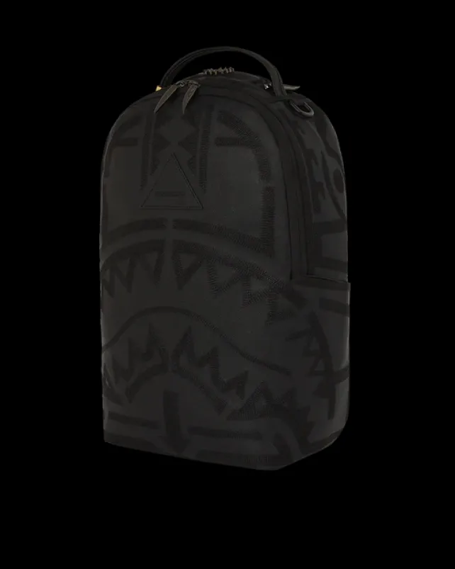 BACKPACKS>SPRAYGROUND AFRICAN INTELLIGENCE 9 APEX GENIUS BACKPACK - SANDFLOWER COLLAB
