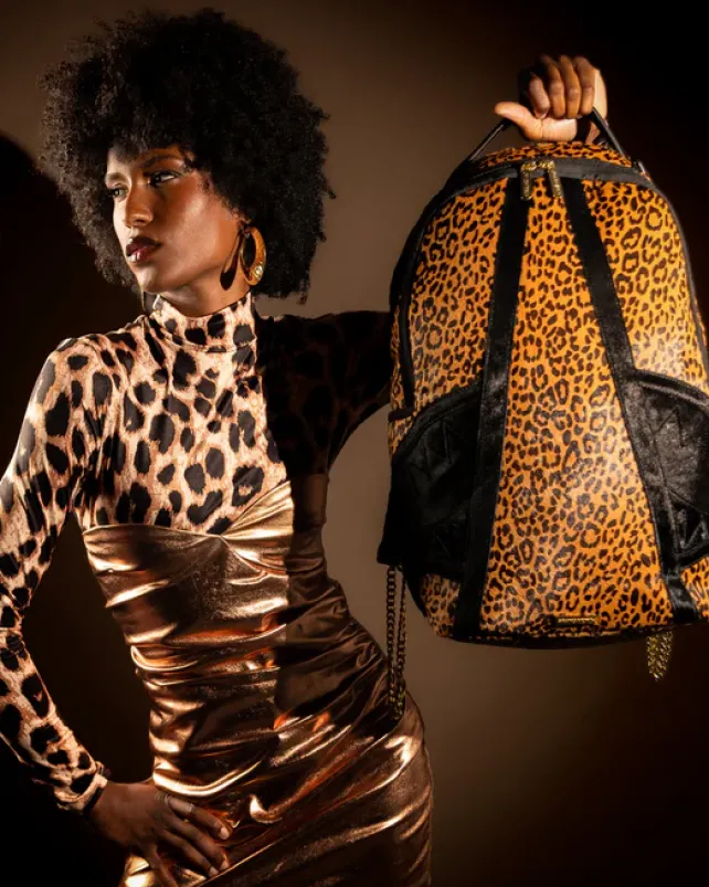 BACKPACKS>SPRAYGROUND AFRICAN INTELLIGENCE 9 COURAGE LIVES ON BACKPACK - SANDFLOWER COLLAB