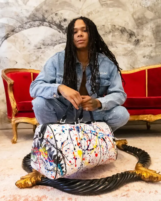 DUFFLES>SPRAYGROUND AFTER DARK SPARK DUFFLE