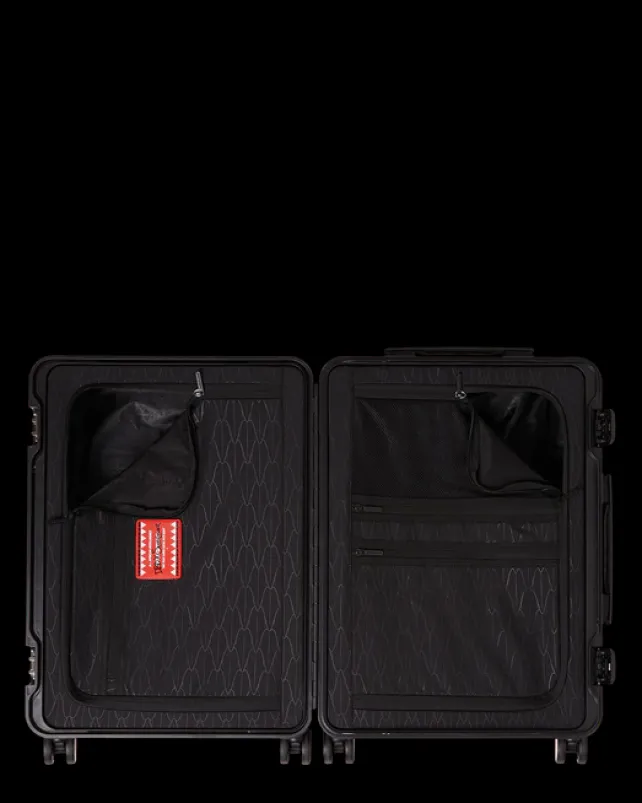 CARRY-ON LUGGAGE>SPRAYGROUND A.I.8 AFRICAN INTELLIGENCE - ORIGIN STORY SHARKNAUTICS HARDSHELL CARRY-ON LUGGAGE