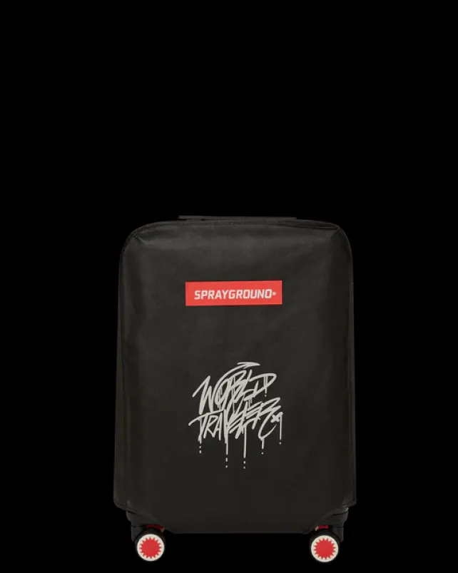 CARRY-ON LUGGAGE>SPRAYGROUND A.I.8 AFRICAN INTELLIGENCE - ORIGIN STORY SHARKNAUTICS HARDSHELL CARRY-ON LUGGAGE