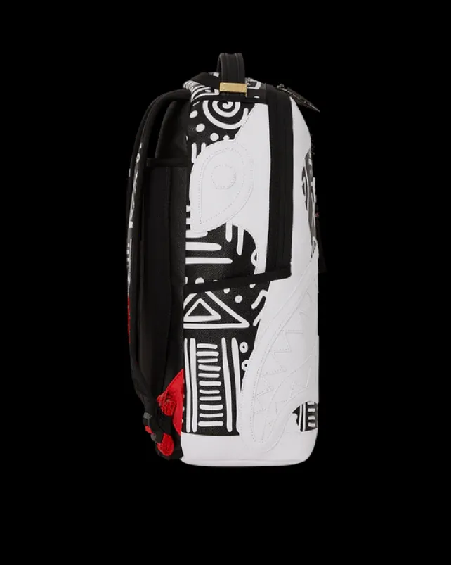 BACKPACKS>SPRAYGROUND A.I.8 AFRICAN INTELLIGENCE - ORIGIN STORY BACKPACK (DLXV)