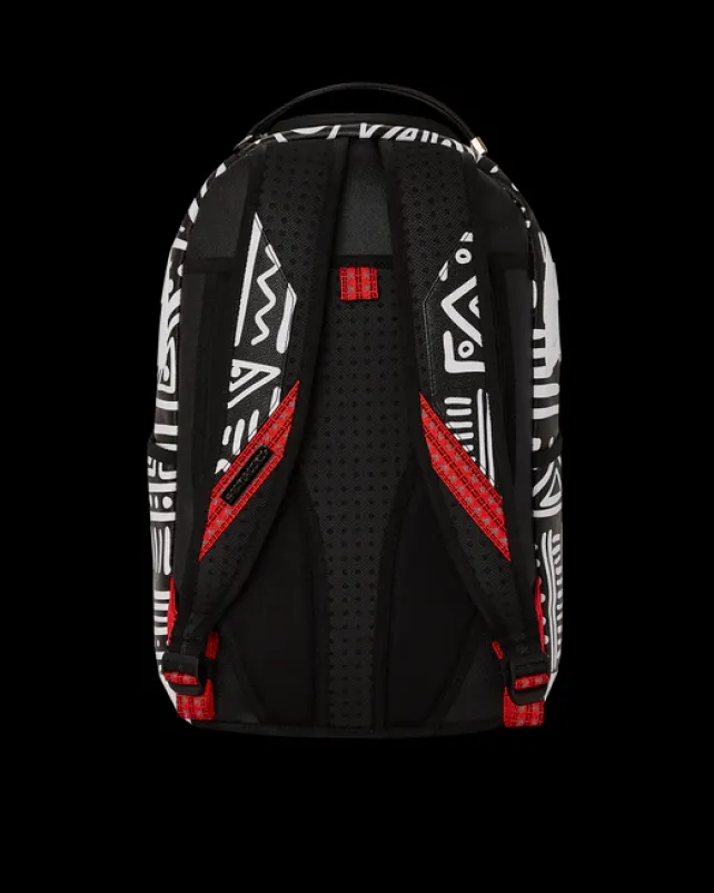 BACKPACKS>SPRAYGROUND A.I.8 AFRICAN INTELLIGENCE - ORIGIN STORY BACKPACK (DLXV)