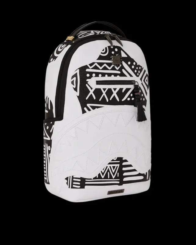 BACKPACKS>SPRAYGROUND A.I.8 AFRICAN INTELLIGENCE - ORIGIN STORY BACKPACK (DLXV)