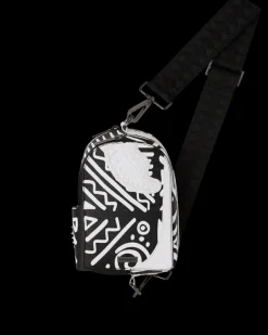 SLINGS|CROSSBODYS>SPRAYGROUND A.I.8 AFRICAN INTELLIGENCE - ORIGIN STORY BACKPACK SLING