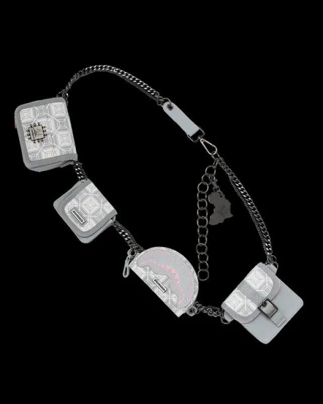 CROSSBODYS>SPRAYGROUND A.I.8 AFRICAN INTELLIGENCE BOOKED u0026 BUSY CHARM WAISTBELT