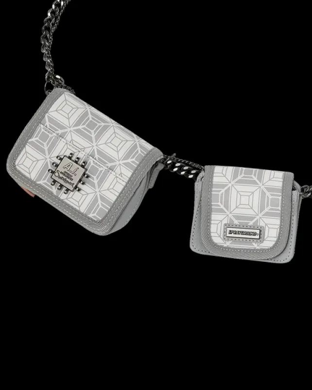 CROSSBODYS>SPRAYGROUND A.I.8 AFRICAN INTELLIGENCE BOOKED u0026 BUSY CHARM WAISTBELT