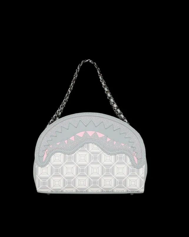 HANDBAGS>SPRAYGROUND A.I.8 AFRICAN INTELLIGENCE BOOKED u0026 BUSY SHARK HANDBAG