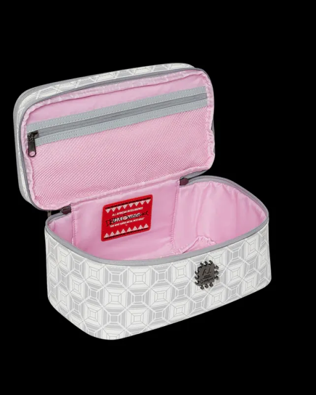 TOILETRIES AKA MONEY BAGS>SPRAYGROUND A.I.8 AFRICAN INTELLIGENCE BOOKED u0026 BUSY COSMETIC CASE