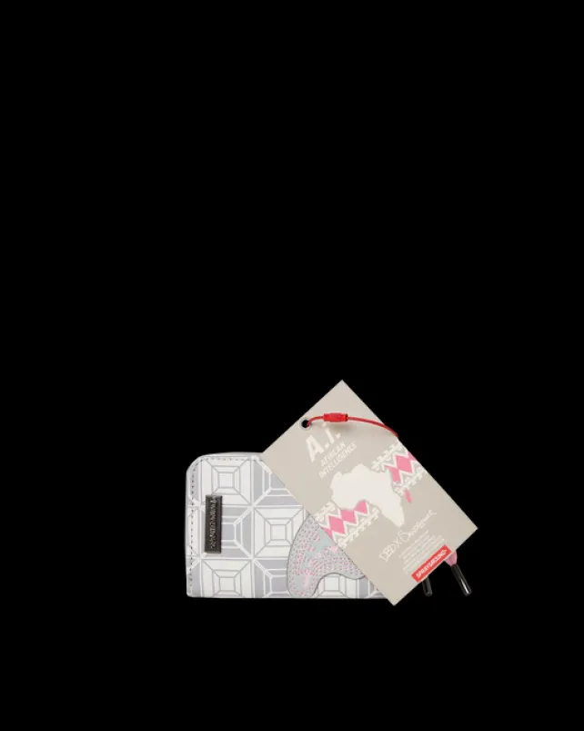 WALLETS>SPRAYGROUND A.I.8 AFRICAN INTELLIGENCE BOOKED u0026 BUSY WALLET